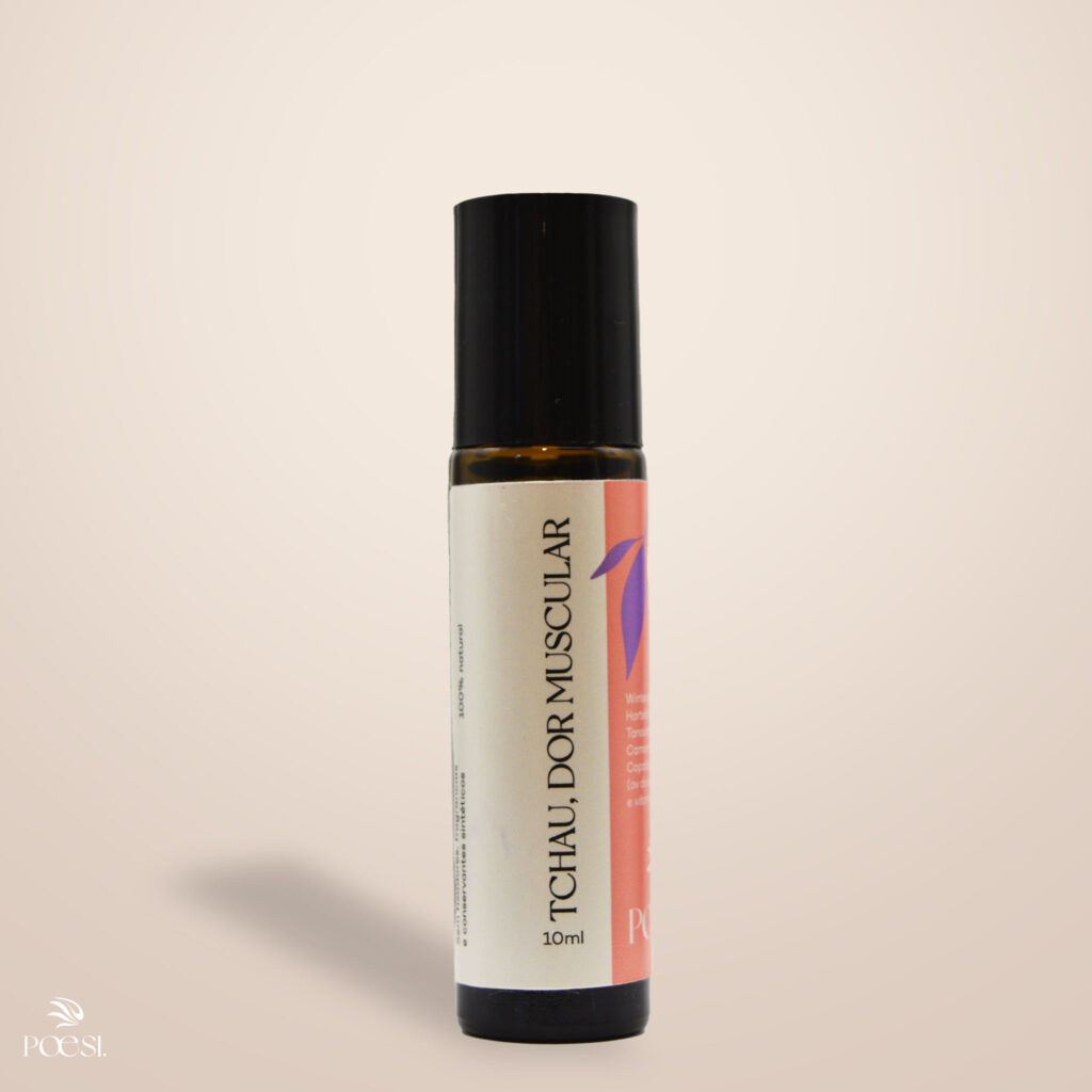 Tchau, Dor Muscular  | Roll-on aromático de óleos essenciais – 10 ml